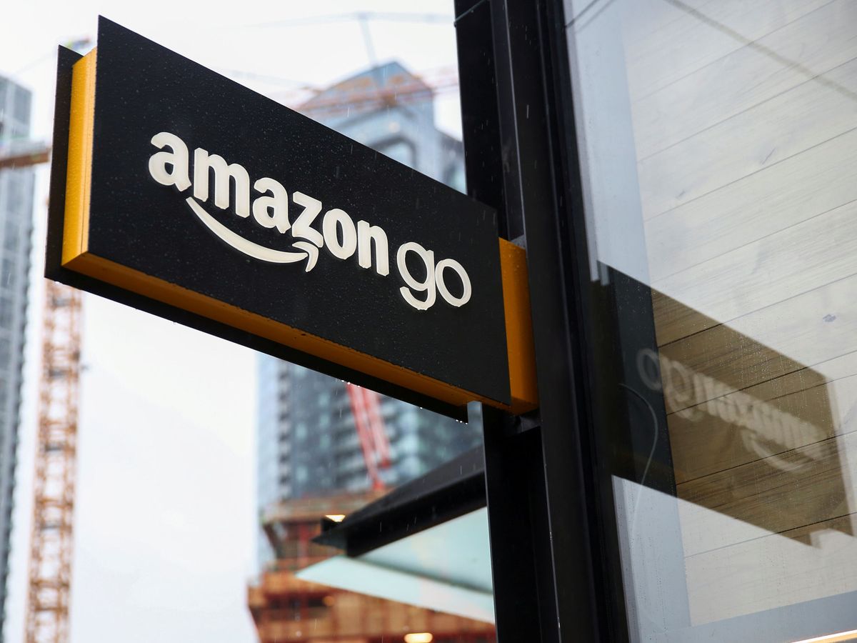 Foto: Logo de Amazon en su cuartel general de Seattle. (Reuters)