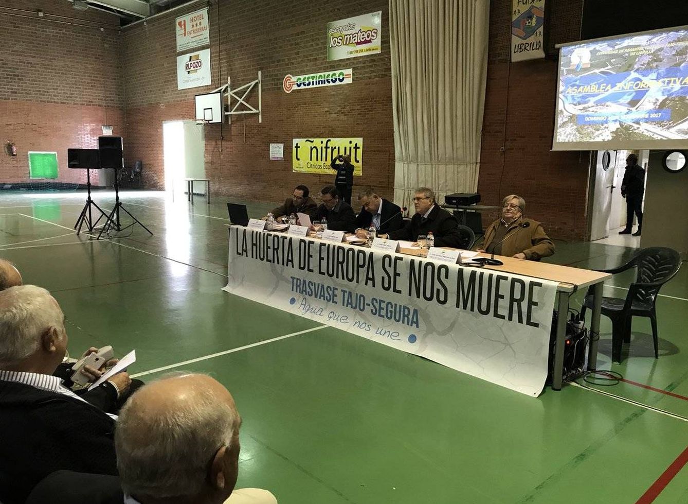 Asamblea informativa esta semana en Librilla (Murcia) sobre la crisis del agua.