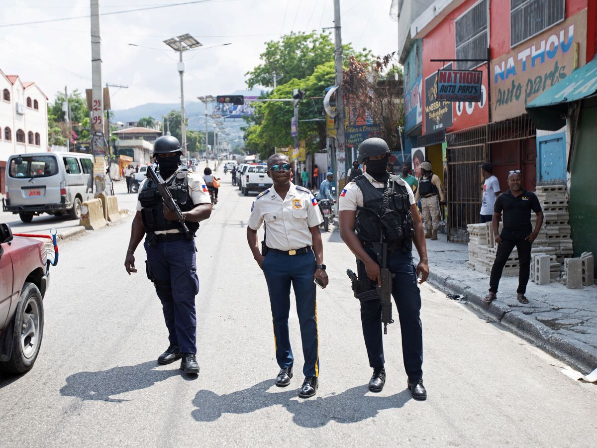 Foto: Policía en Puerto Príncipe, Haití. (Reuters)