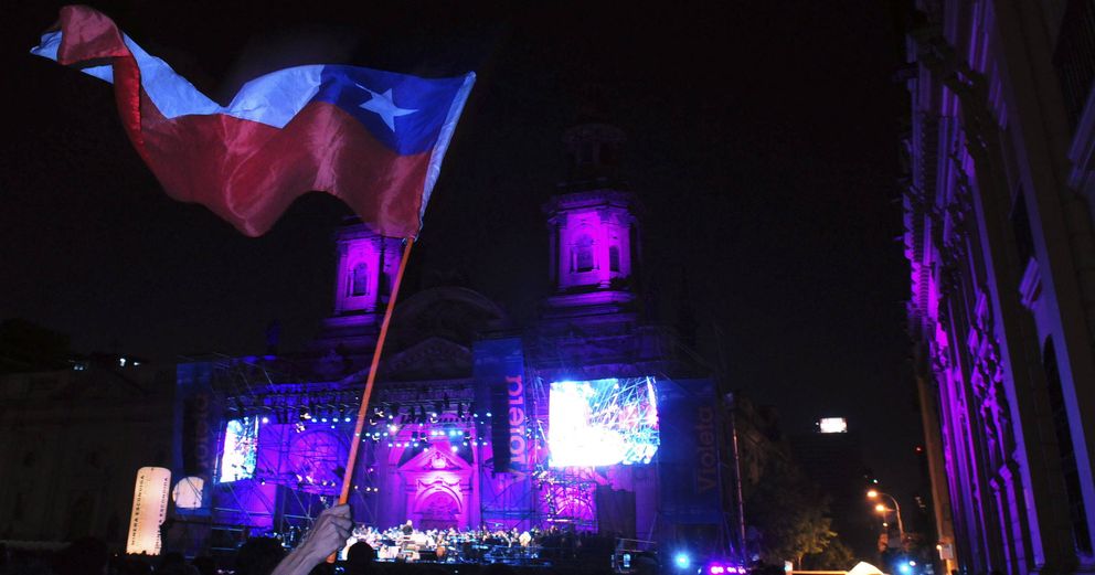 Chile homenajea a la cantautora Violeta Parra. (EFE)
