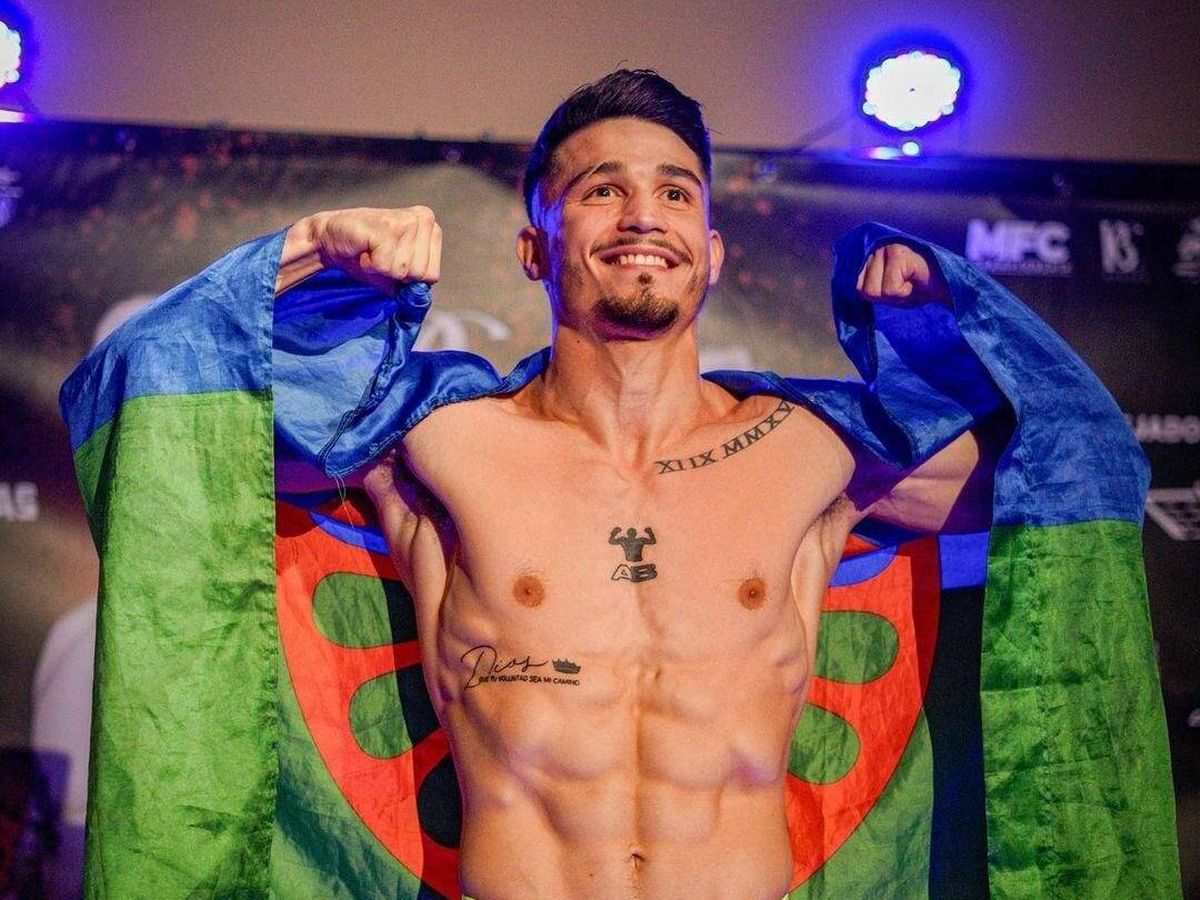 Foto: El boxeador español Antonio Barrul. (Instagram: @antoniobarrul__).