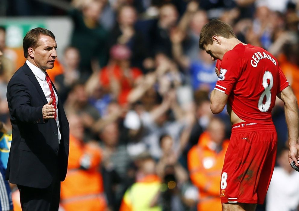 Foto: Steven Gerrard con el Liverpool la temporada pasada (Reuters).