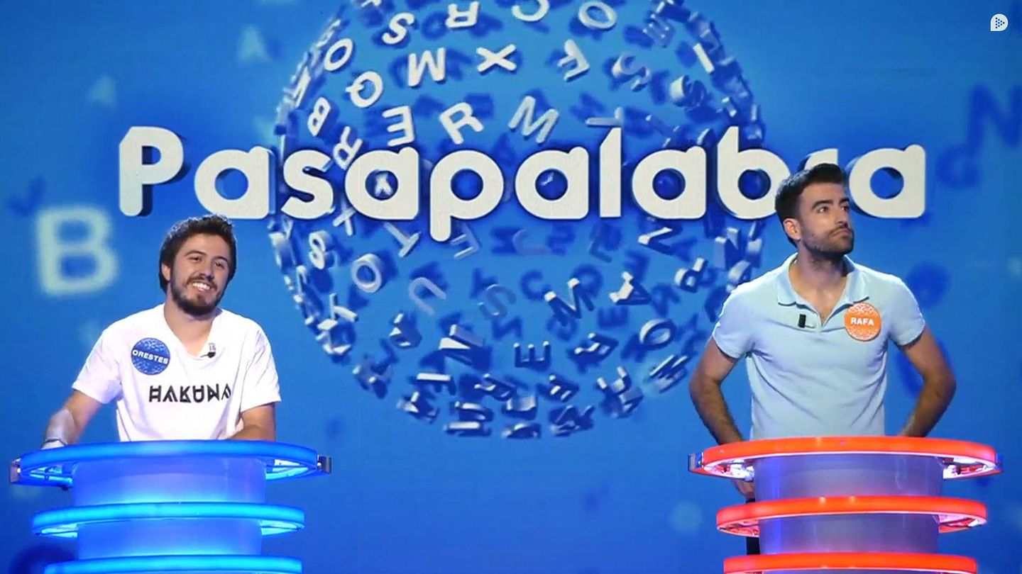 Orestes y Rafa en 'Pasapalabra'. (Mediaset España)