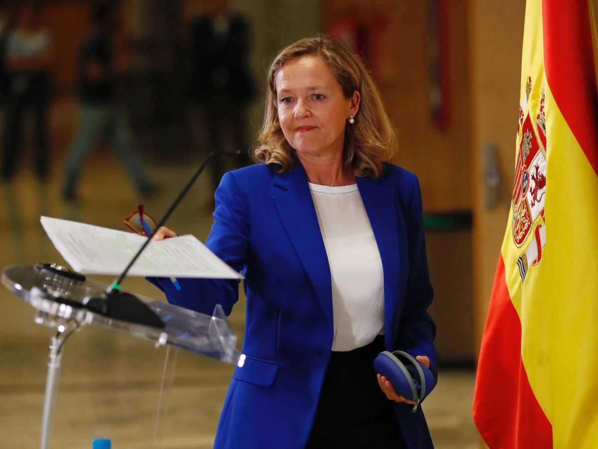 Foto: La vicepresidenta primera del Gobierno, Nadia Calviño. (EFE/Javier López)