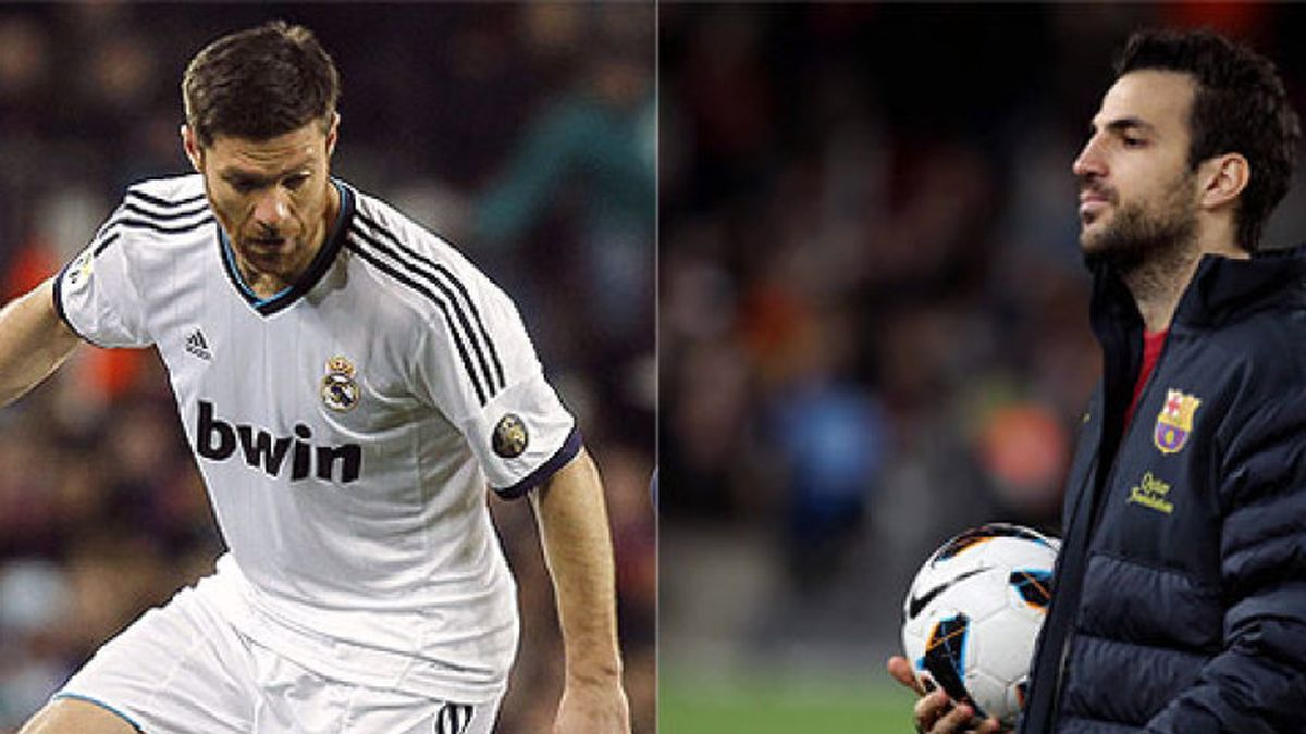 Xabi Alonso y Cesc Fàbregas, con presente en la Liga pero con futuro en la Premier
