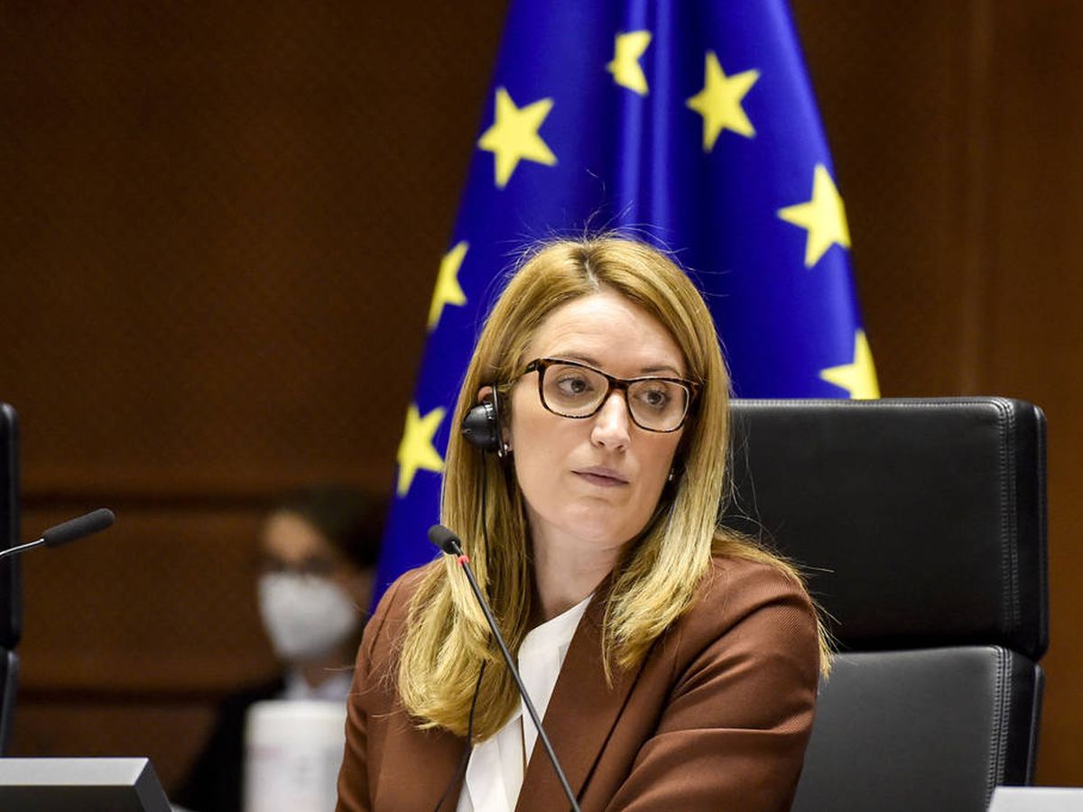 Foto: La vicepresidenta del Parlamento Europeo, Roberta Metsola (PE)