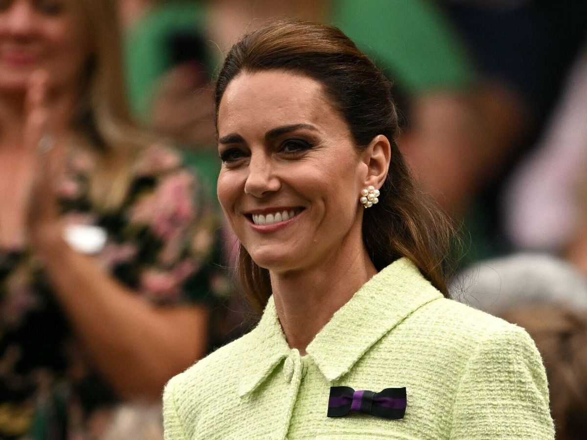 Foto: Kate Middleton, hace unas semanas en Wimbledon. (Reuters)