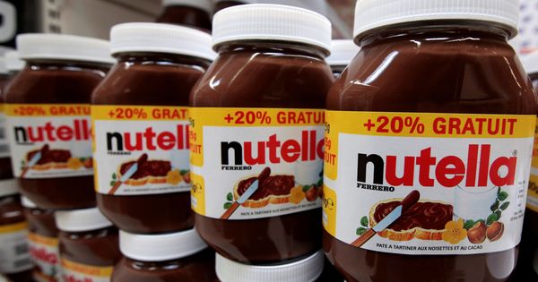 Foto: Botes de Nutella en un hipermercado de Carrefour en Niza (Francia) | Foto: Reuters