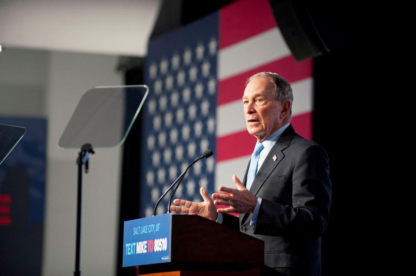 El también candidato, Mike Bloomberg. (Reuters)
