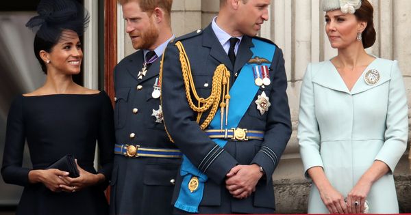 Foto: Los duques de Sussex y los duques de Cambridge. (Reuters)