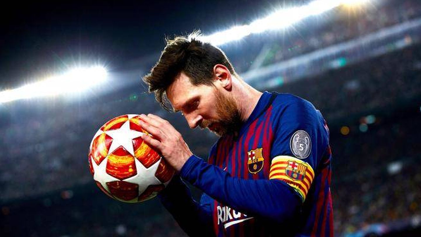 Leo Messi, durante un partido de la Champions League con el FC Barcelona. (EFE)