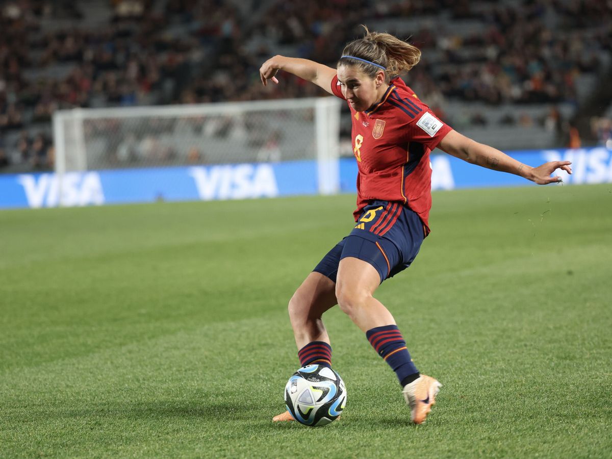 Foto: Mariona Caldentey, una de las jugadores de la selección española de fútbol femenino (EFE/EPA/HOW HWEE YOUNG)