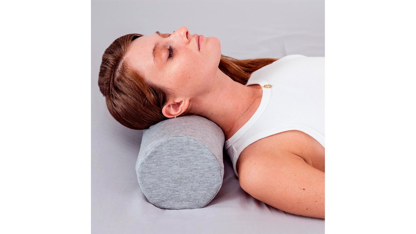 Almohada cervical de espuma viscoelástica para aliviar el dolor de dormir,  almohada ergonómica para dolor de hombro, almohada ortopédica de contorno