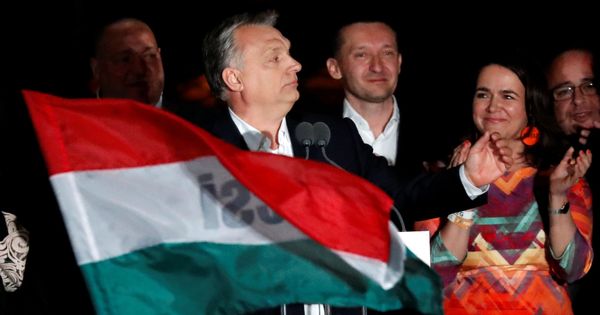 Foto: Viktor Orbán celebra el resultado de las elecciones en Budapest, Hungría. (Reuters)