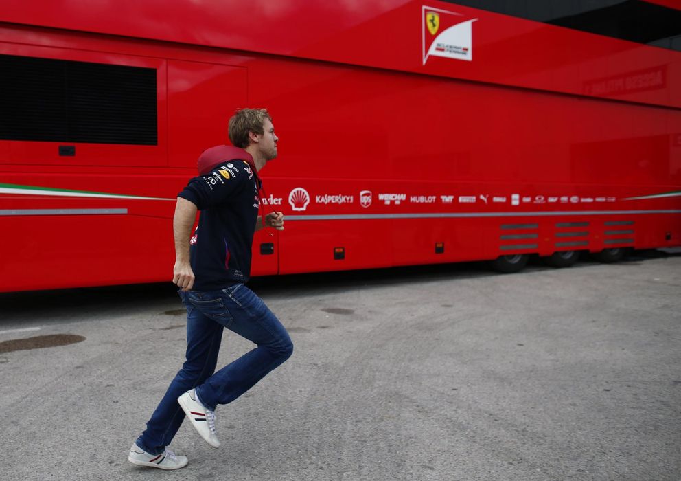 Foto: Sebastian Vettel durante esta pretemporada en Jerez.