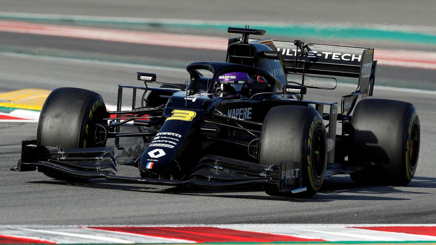 Daniel Ricciardo durante los test de pretemporada. (Reuters)