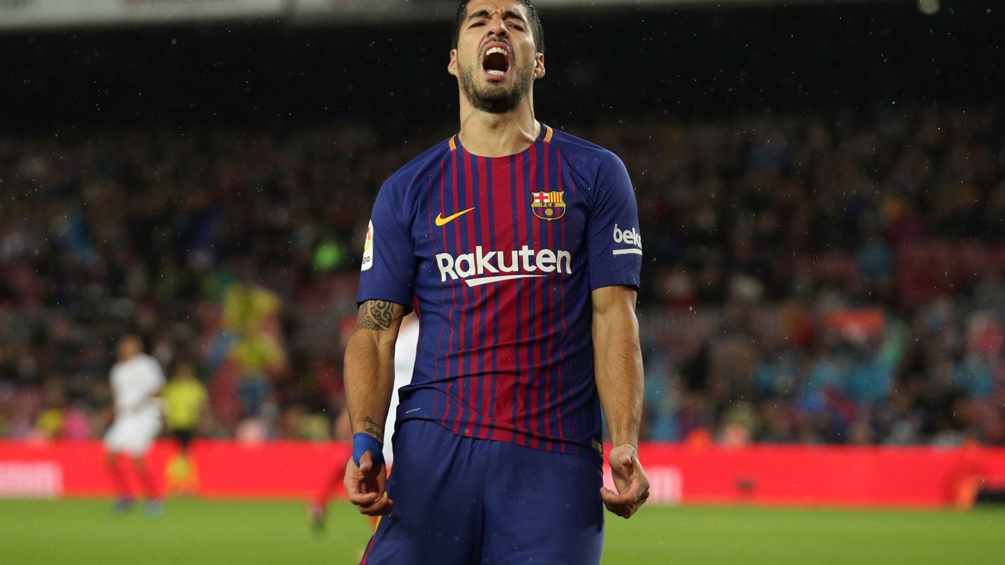 Luis Suárez no marca desde el 14 de octubre. (Reuters)