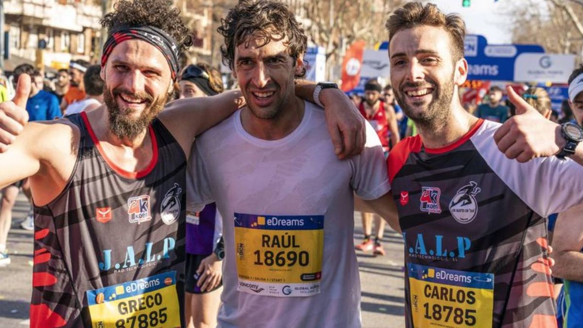 El cariño a Raúl en la media maratón de Barcelona: el triunfo en casa del 'enemigo'