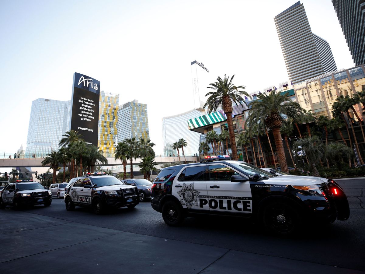 Foto: Coches de policía en Las Vegas, en una imagen de archivo. (Reuters/Chris Wattie)