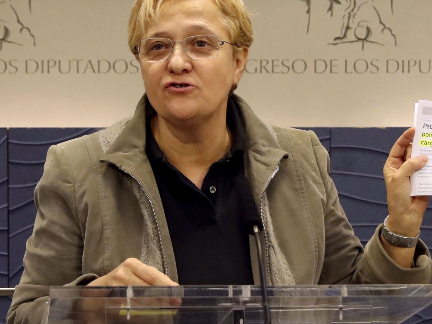 La diputada madrileña Ángeles Álvarez, portavoz socialista de Igualdad, el pasado noviembre. 