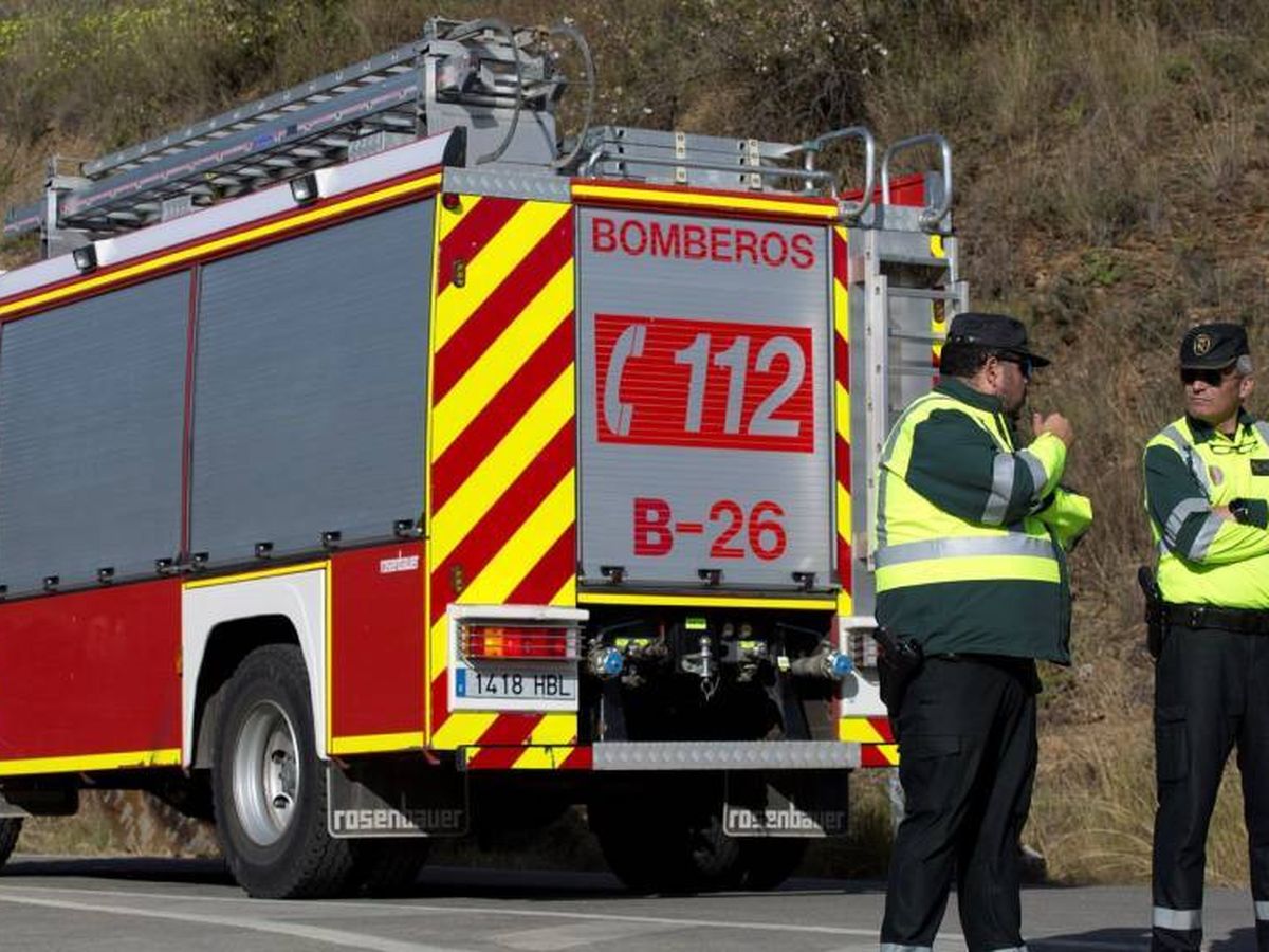 Foto: Camión de bomberos del 112. (EFE)