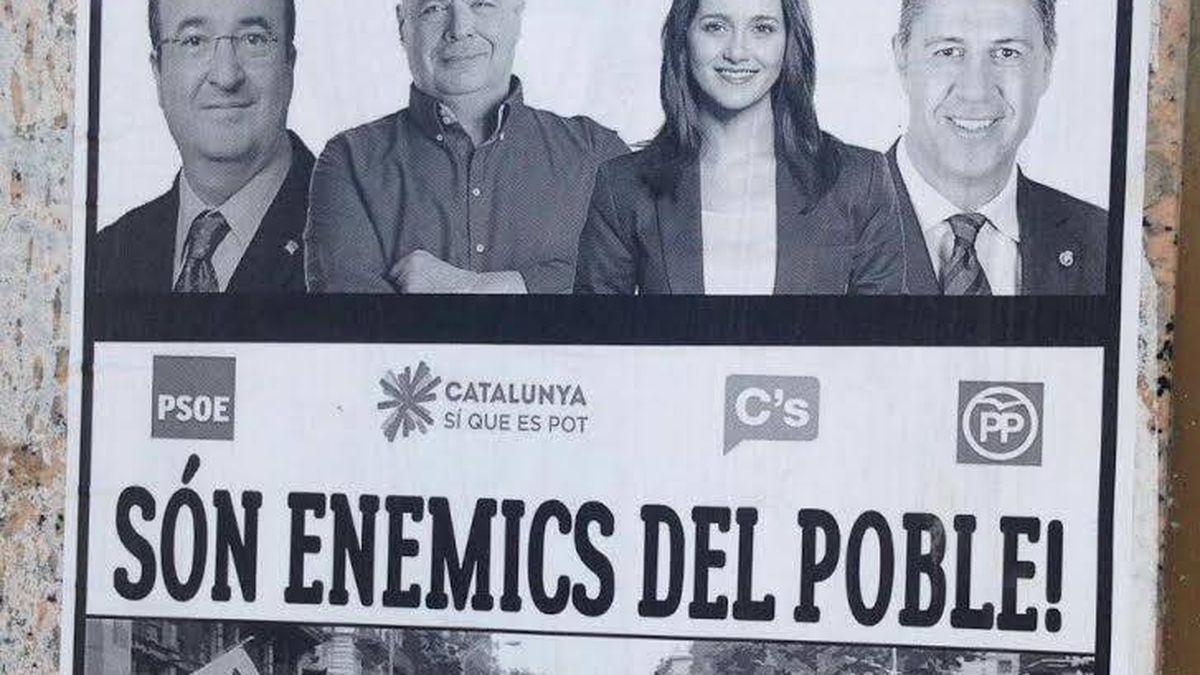 'Listas negras de antipatriotas catalanes': la última campaña contra 'el enemigo del pueblo'