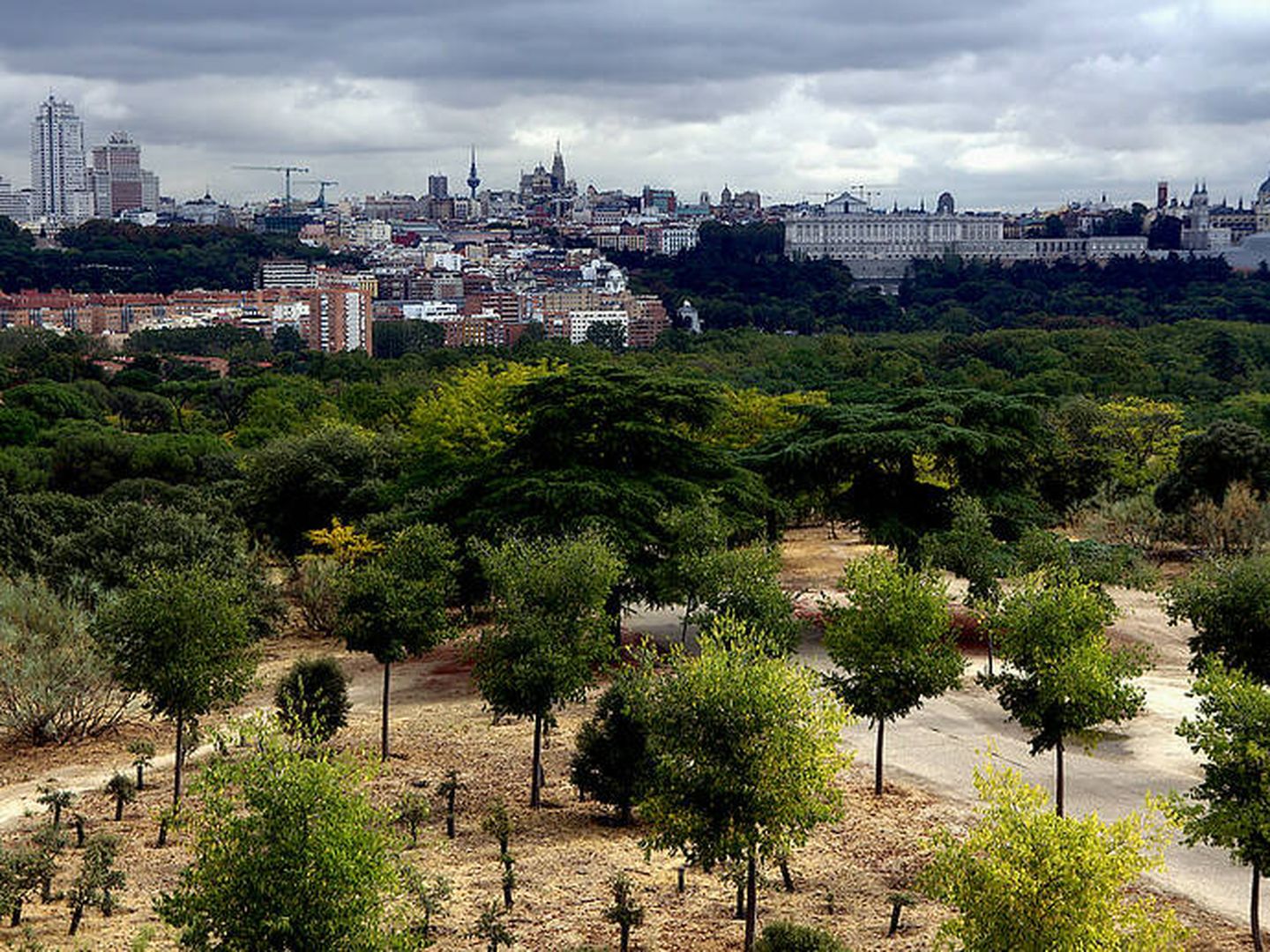 Vista de Madrid desde la Casa de Campo. (Flickr)