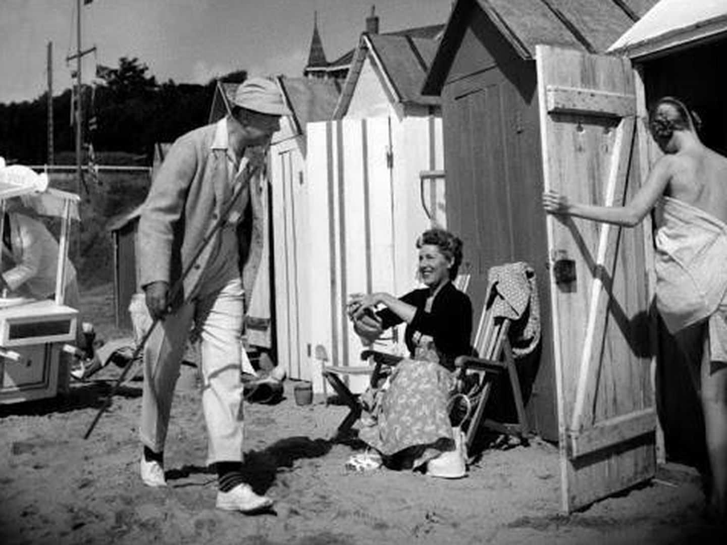 Jacques Tati es el señor Hulot de vacaciones. 