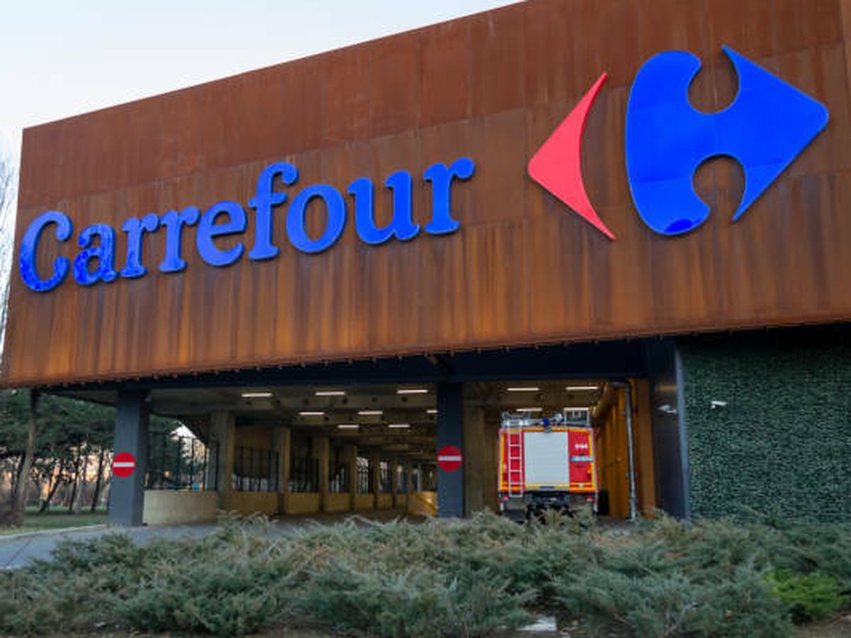 Foto: Vista de un supermercado Carrefour. (iStock)