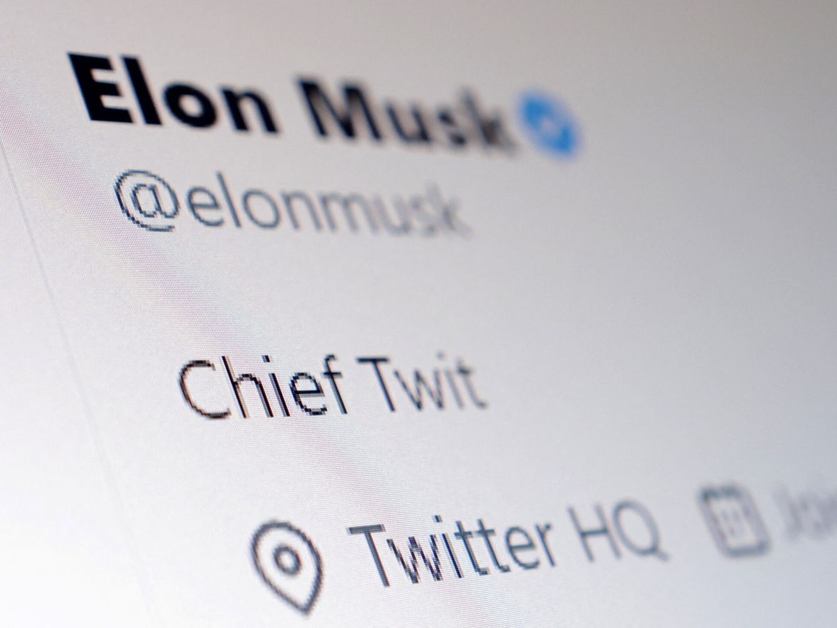 Foto: La cuenta de Twitter de Elon Musk. (Reuters/Dado Ruvic)