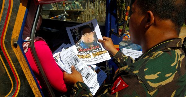 Foto: Imagen de Isnilon Hapilon, líder insurgente en Filipinas (Reuters)