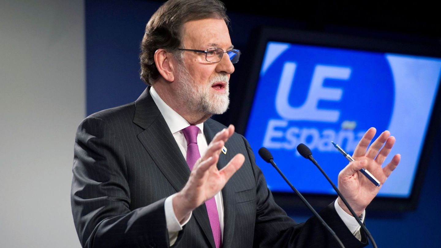 Mariano Rajoy en Bruselas. (EFE)