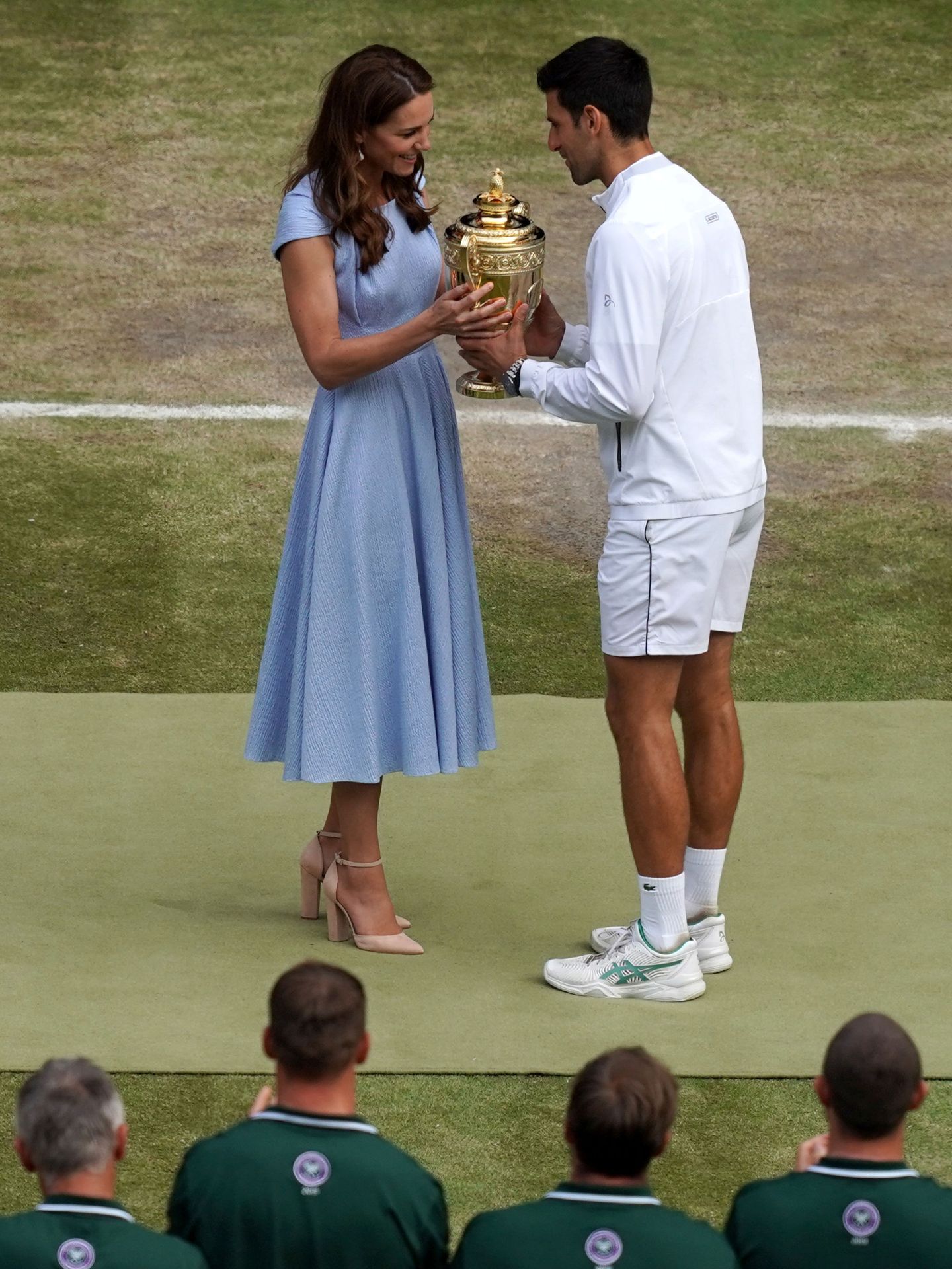 Kate Middelton y Novak Djokovic. (Reuters)