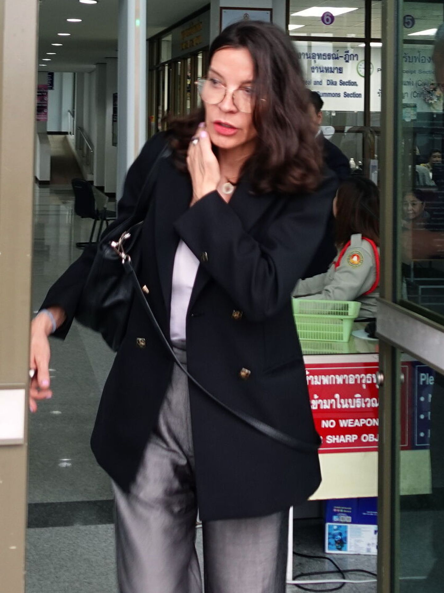 Silvia Bronchalo en los juzgados de Tailandia, el pasado mes de noviembre. (EFE)