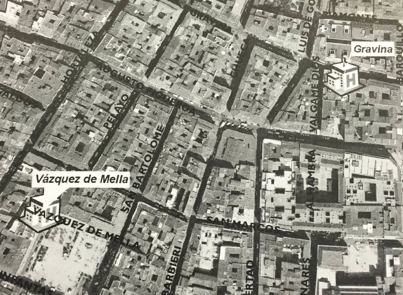 Centros de mayores junto a la plaza de Chueca y de Pedro Zerolo (informe del ingeniero Eugenio García-Calderón Montejo).