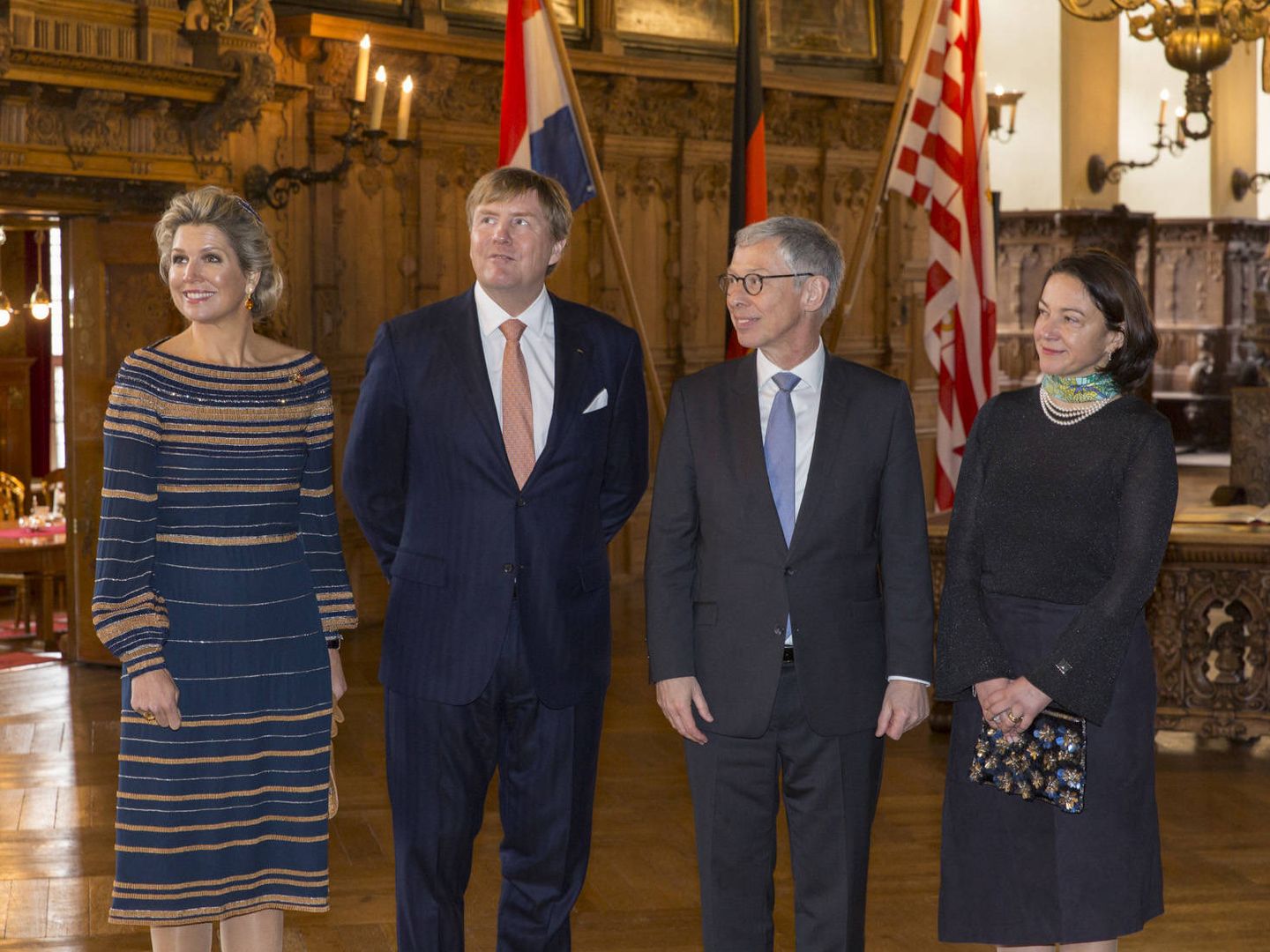 Los reyes de Holanda, de visita en Bremen. (Casa Real de Holanda)