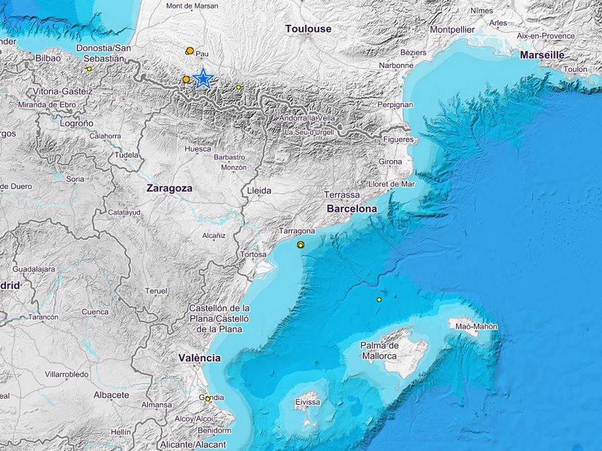 Foto: Registrado un terremoto de 3,1 en Huesca. (IGN)
