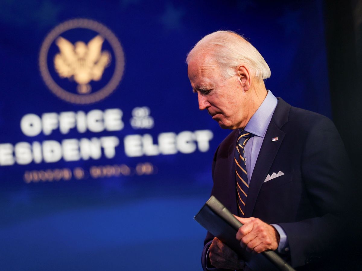 Foto: El presidente electo de EEUU, Joe Biden. (Reuters) 