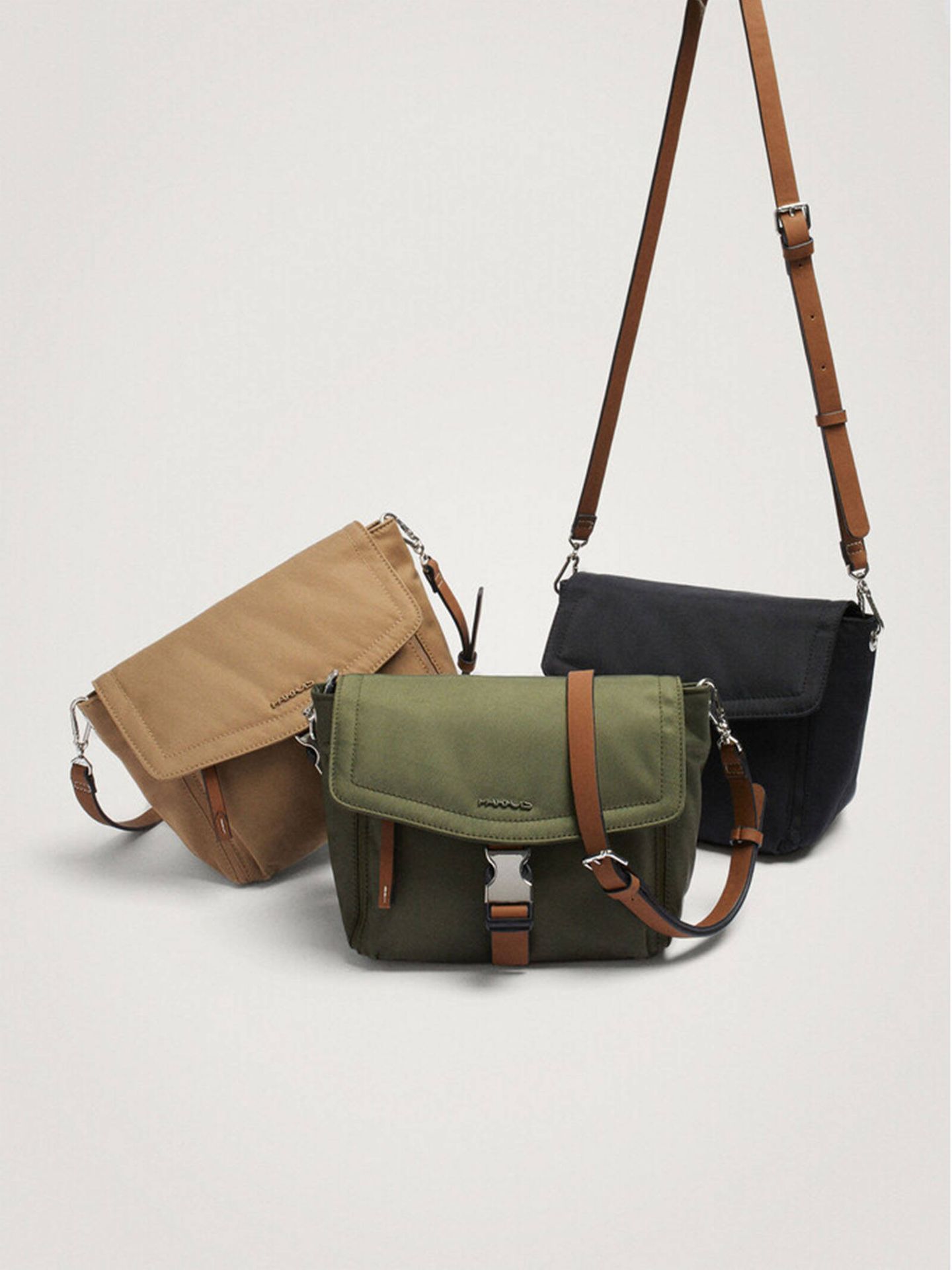 El bolso práctico, cómodo y en tres colores de Parfois. (Parfois/Cortesía)