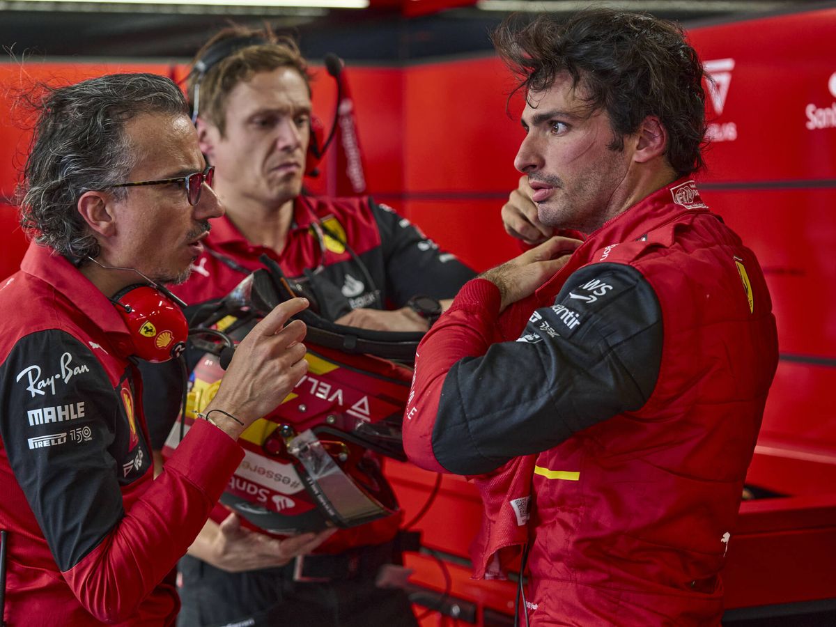 Foto: Carlos Sainz, durante una de las sesiones libres del viernes. (Scuderia Ferrari F1)