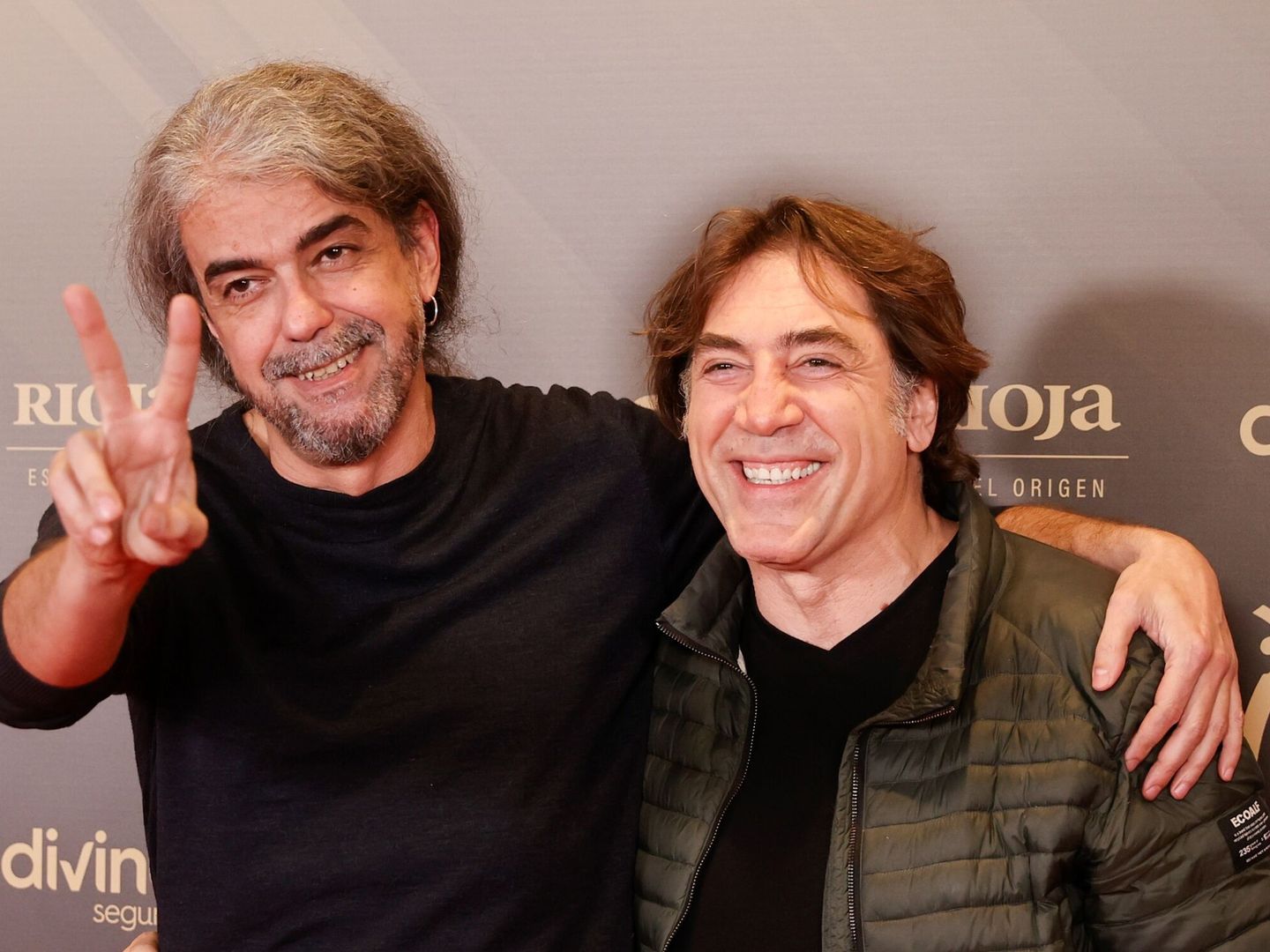 León de Aranoa, junto al actor Javier Bardem. (EFE/Emilio Naranjo)