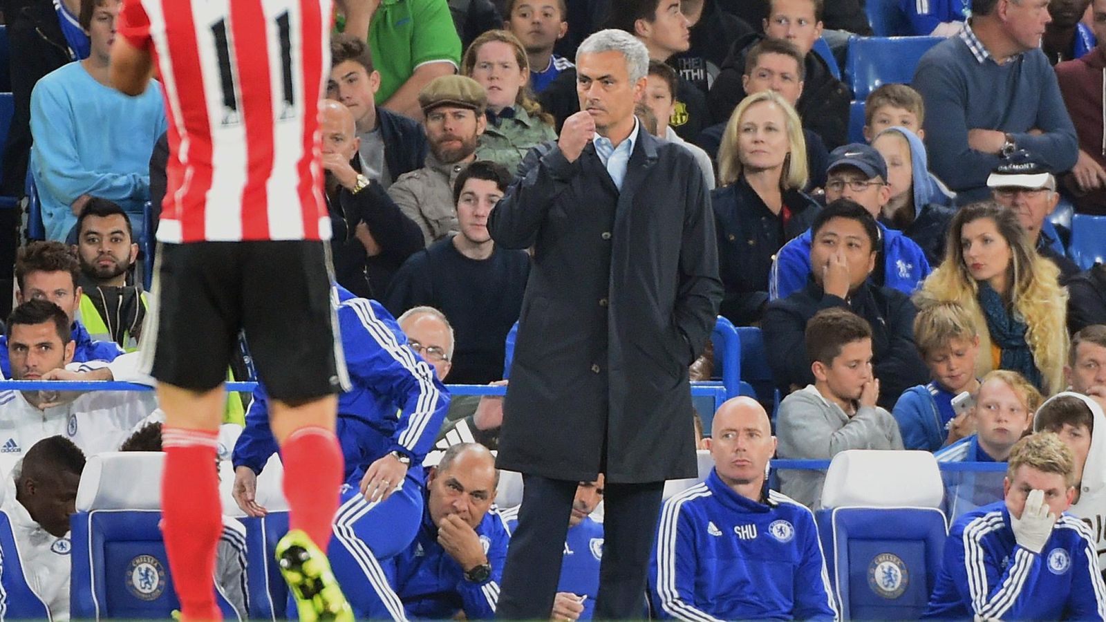 Foto: Mourinho, en el partido del Chelsea contra el Southampton (