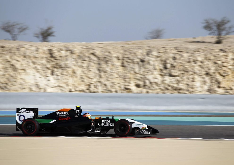 Foto: El monoplaza de Force India que, de momento, lleva un podio esta temporada.