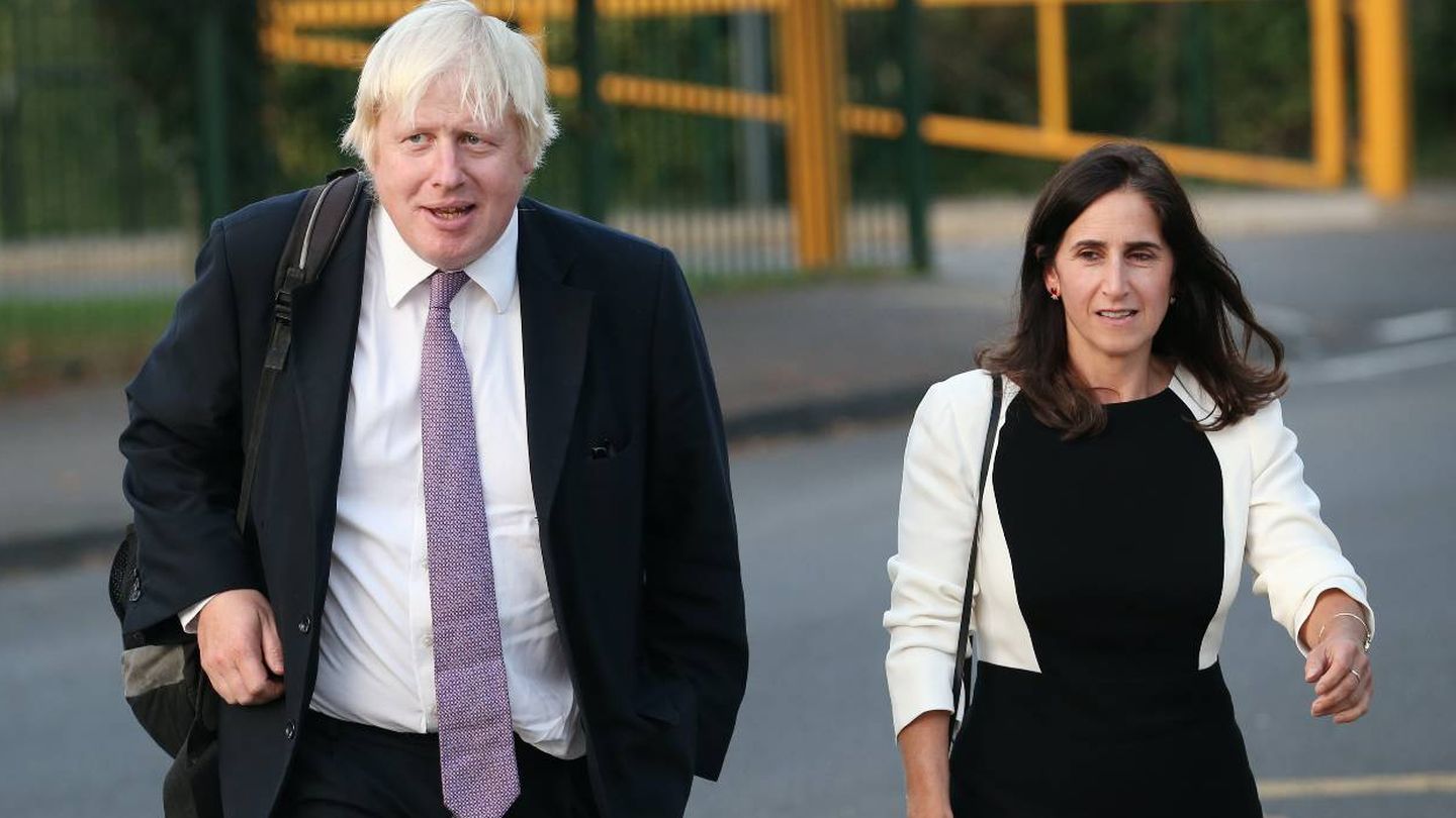 Boris Johnson y Marina Wheeler. (Getty)