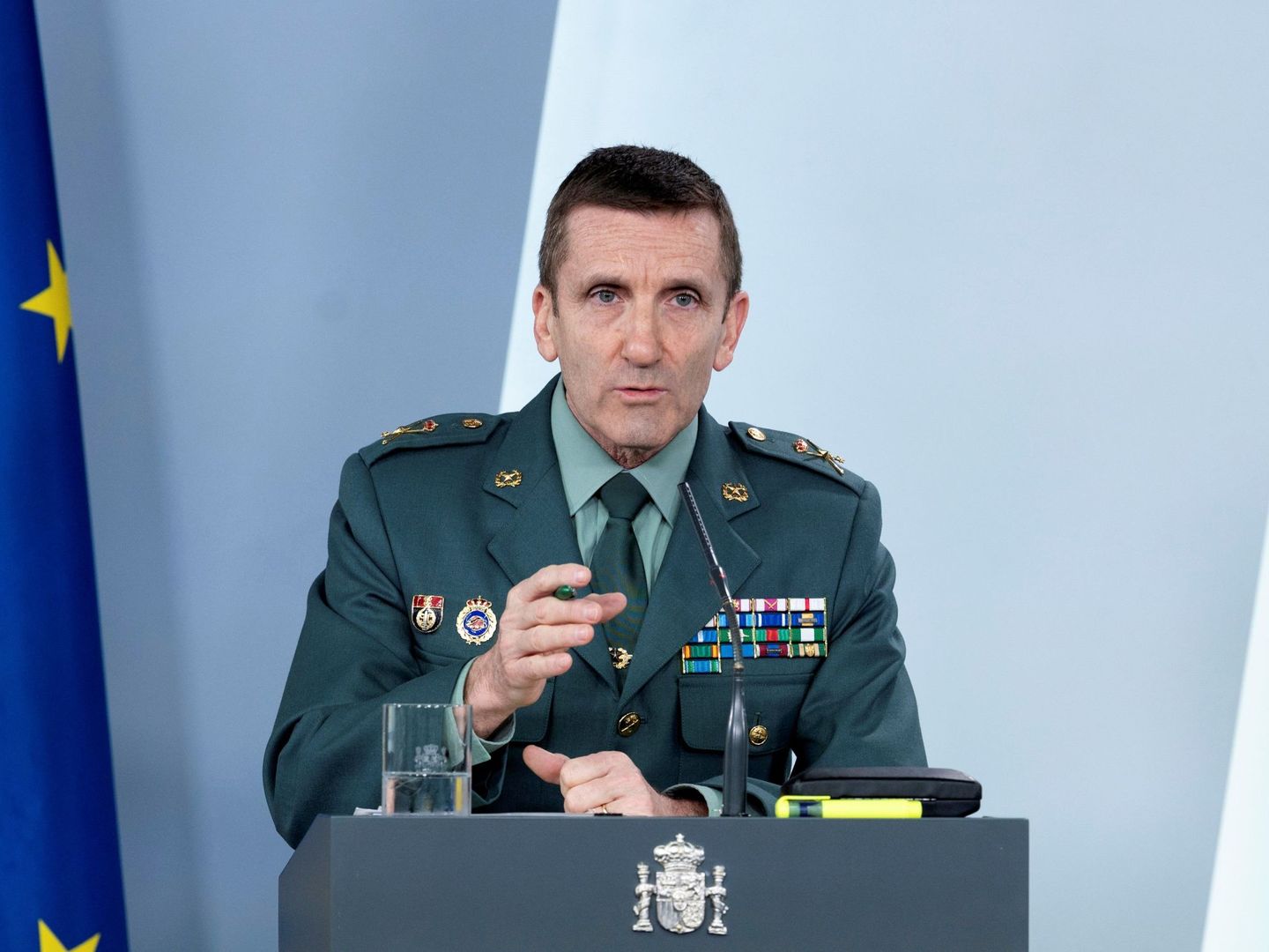 El jefe del Estado Mayor de la Guardia Civil, general José Manuel Santiago. (EFE)