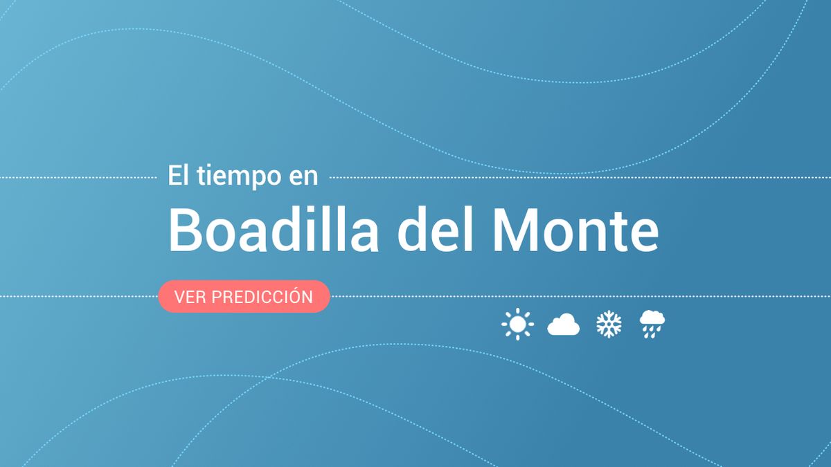 El tiempo en Boadilla del Monte: previsión meteorológica de hoy, jueves 14 de noviembre