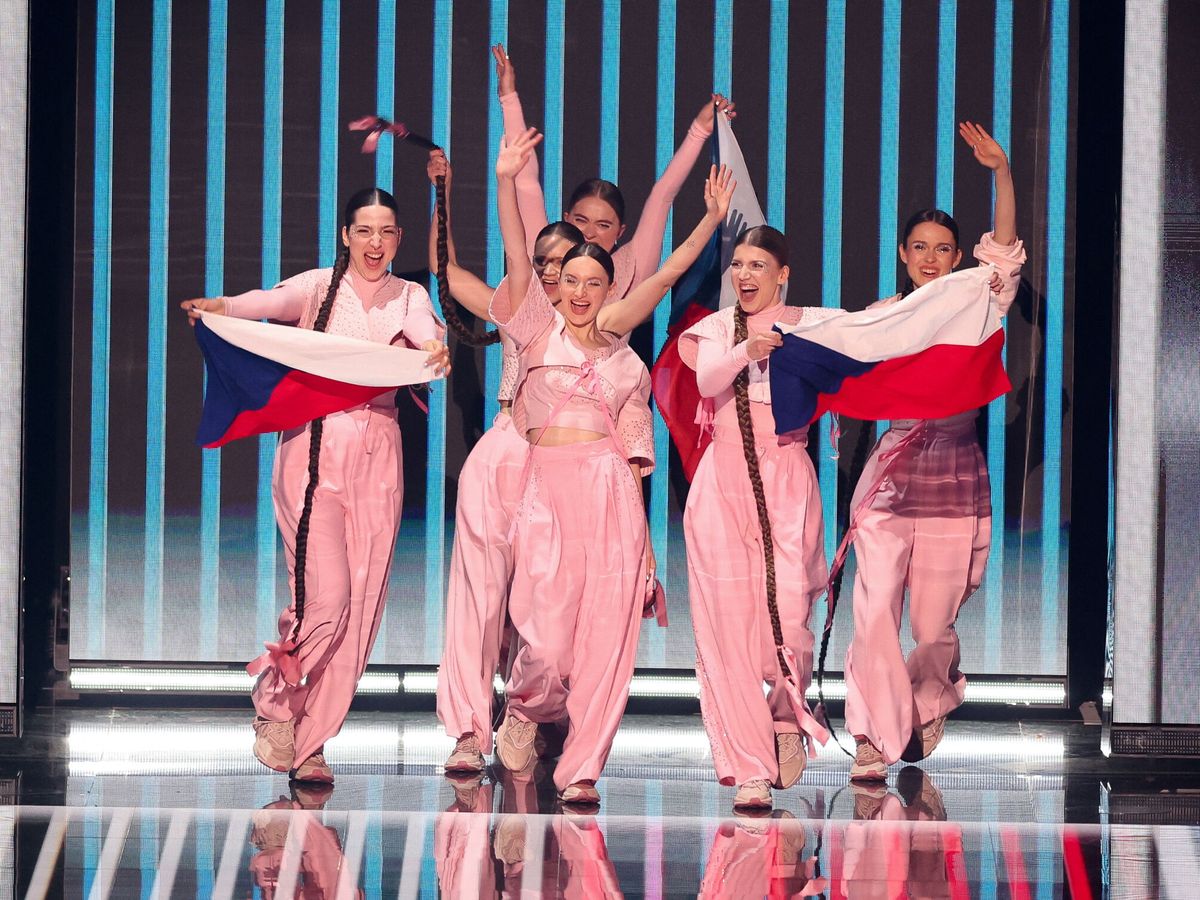 Foto: Vesna, representantes de Chequia en Eurovisión 2023 (REUTERS/Phil Noble)