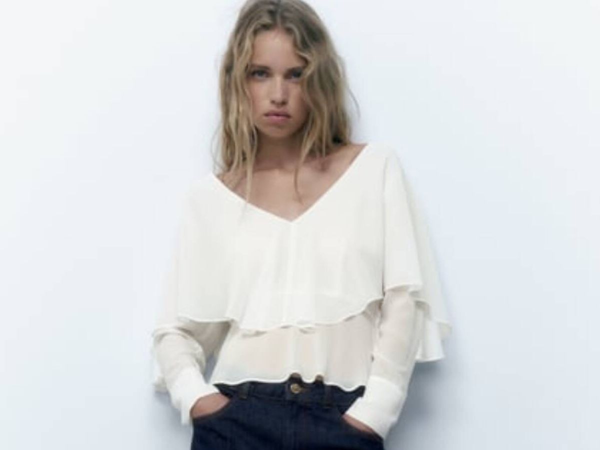 Foto: Amor a primera vista por estas blusas novedad de Zara. (Cortesía)