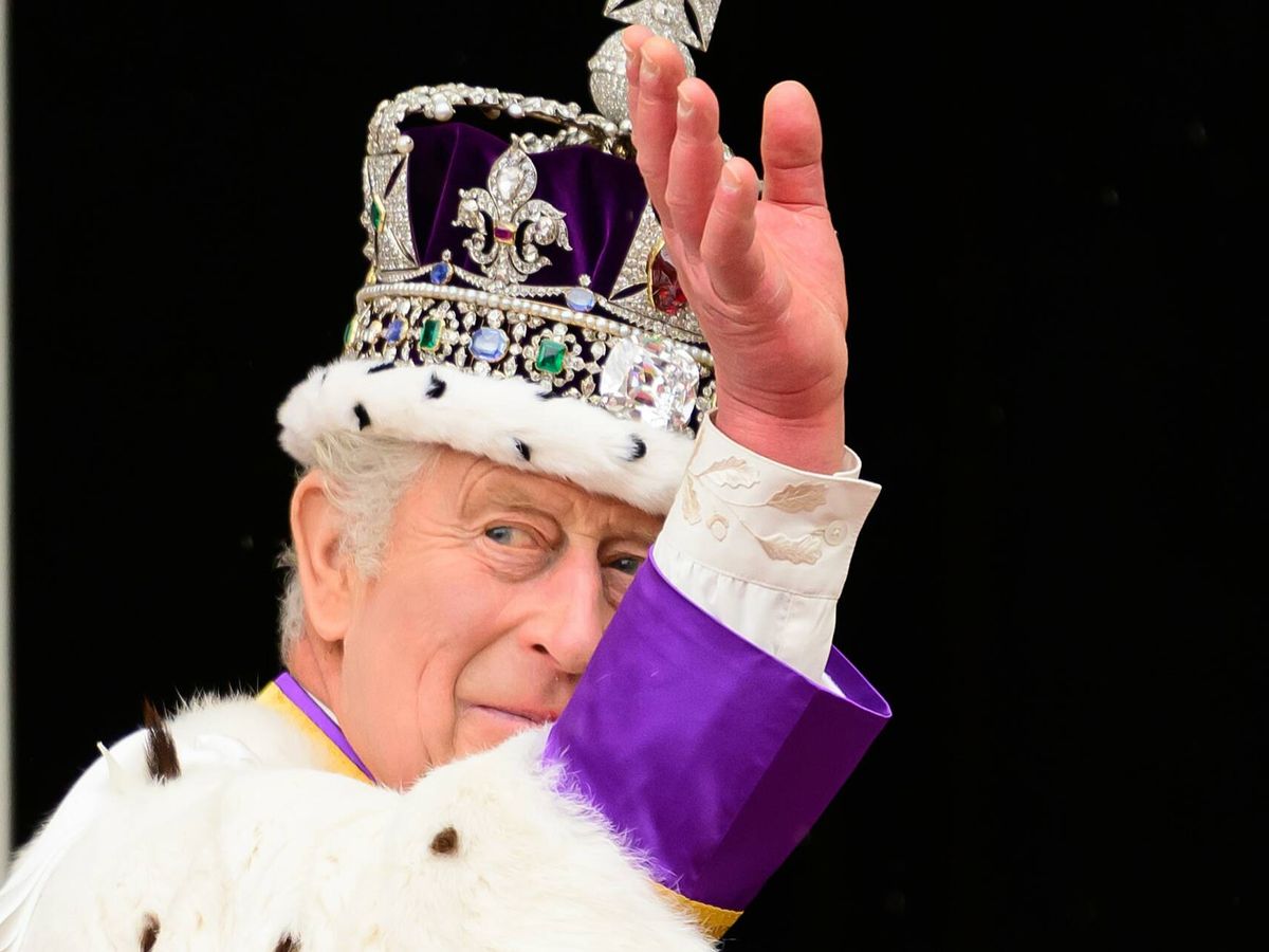 Foto: El rey Carlos, el día de su coronación. (Getty)