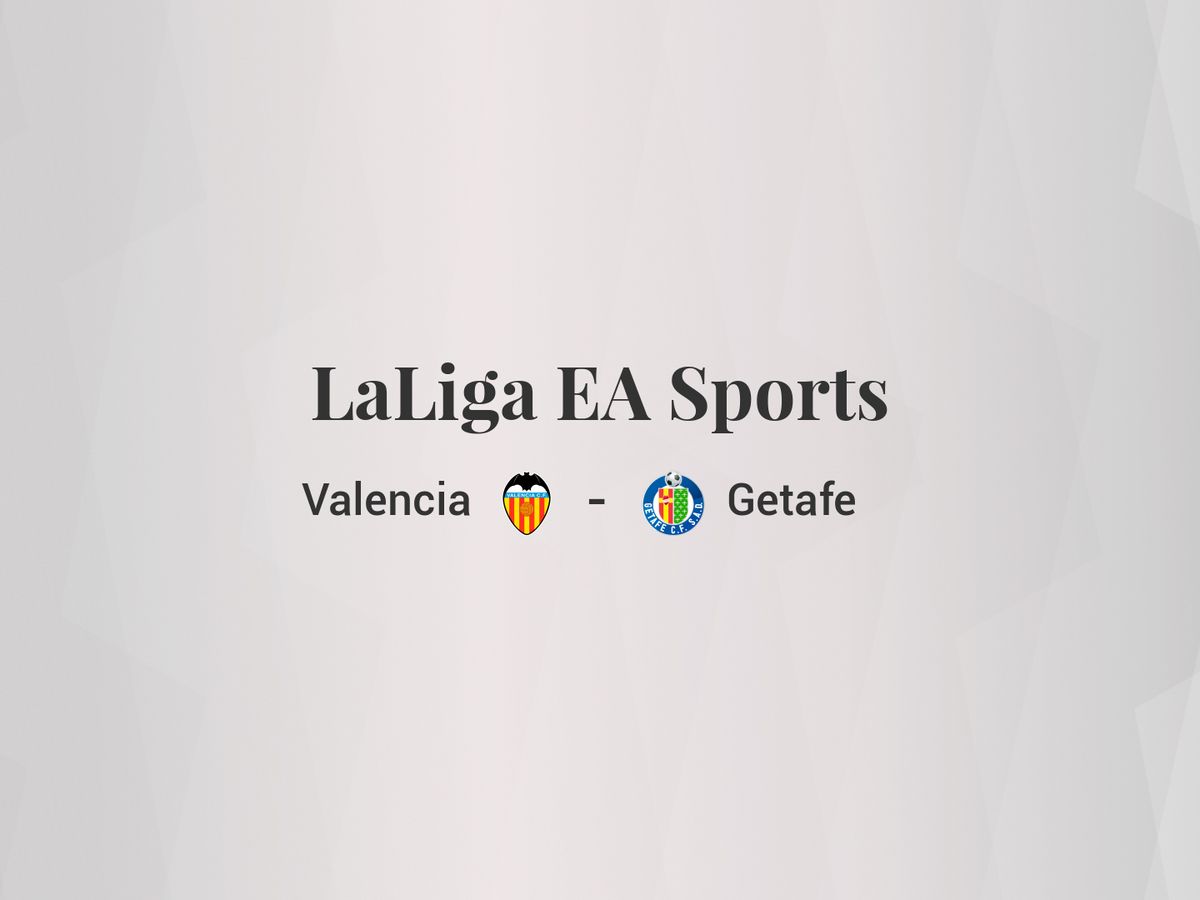 Foto: Resultados Valencia - Getafe de LaLiga EA Sports (C.C./Diseño EC)